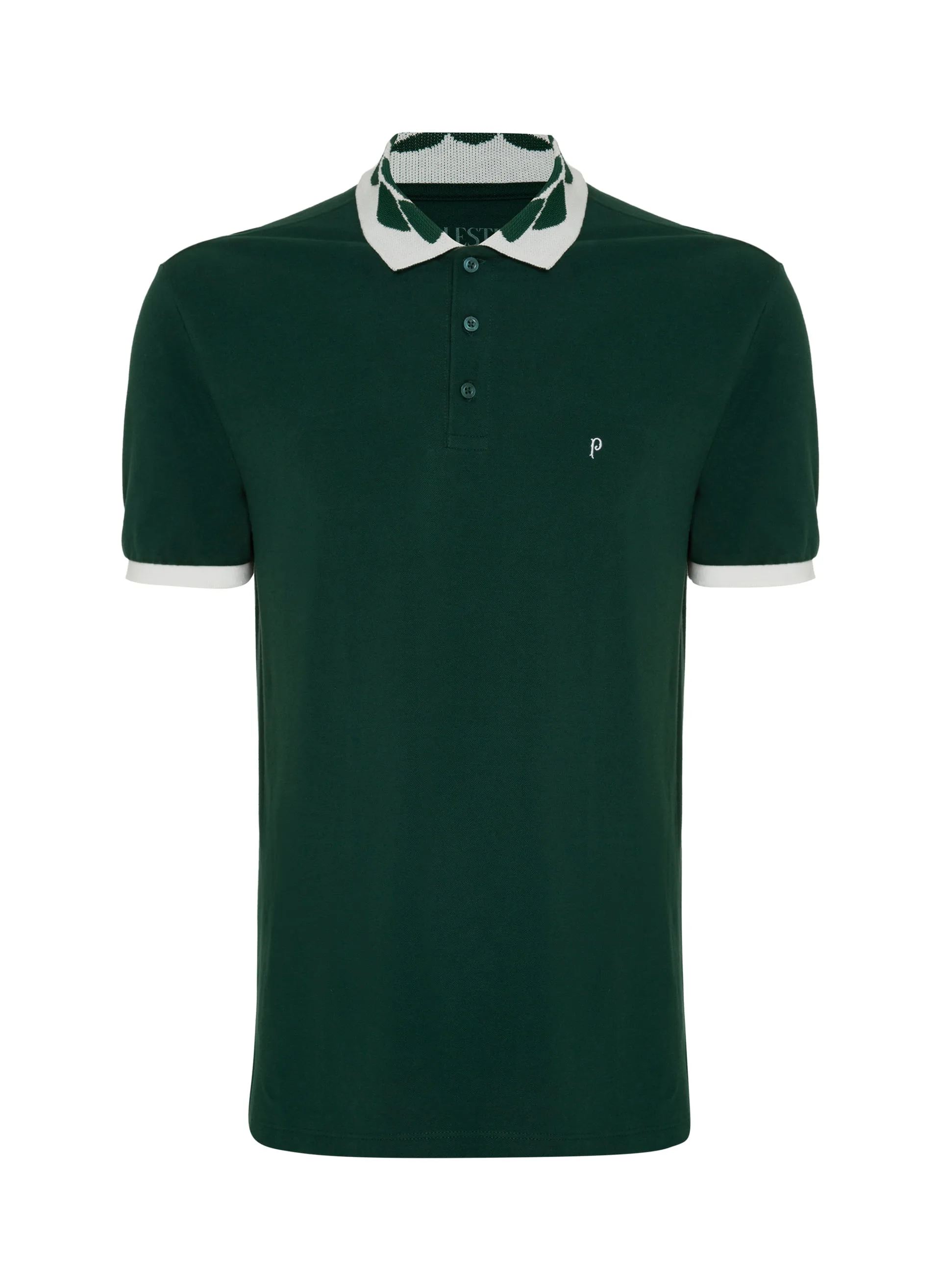 Polo Palestra 1914 Jacquard Louros Masculina Individual