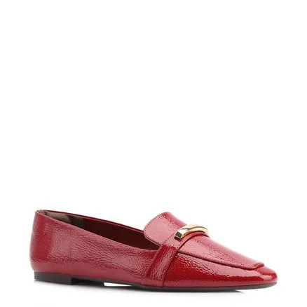 Mocassim - Alt Verniz Vermelho