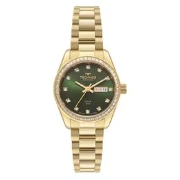 Relógio Feminino Technos Automático NH06AA/1V Verde|Dourado