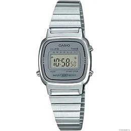 Relógio Feminino Vintage Casio Prata LA670WA-7DF-SC