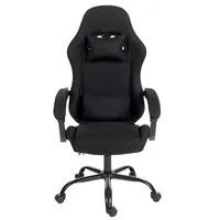 Cadeira Gamer Husky Storm 100, Até 120kg, Almofadas, Reclinável 135º, Tecido, Preta - HCG100PTT