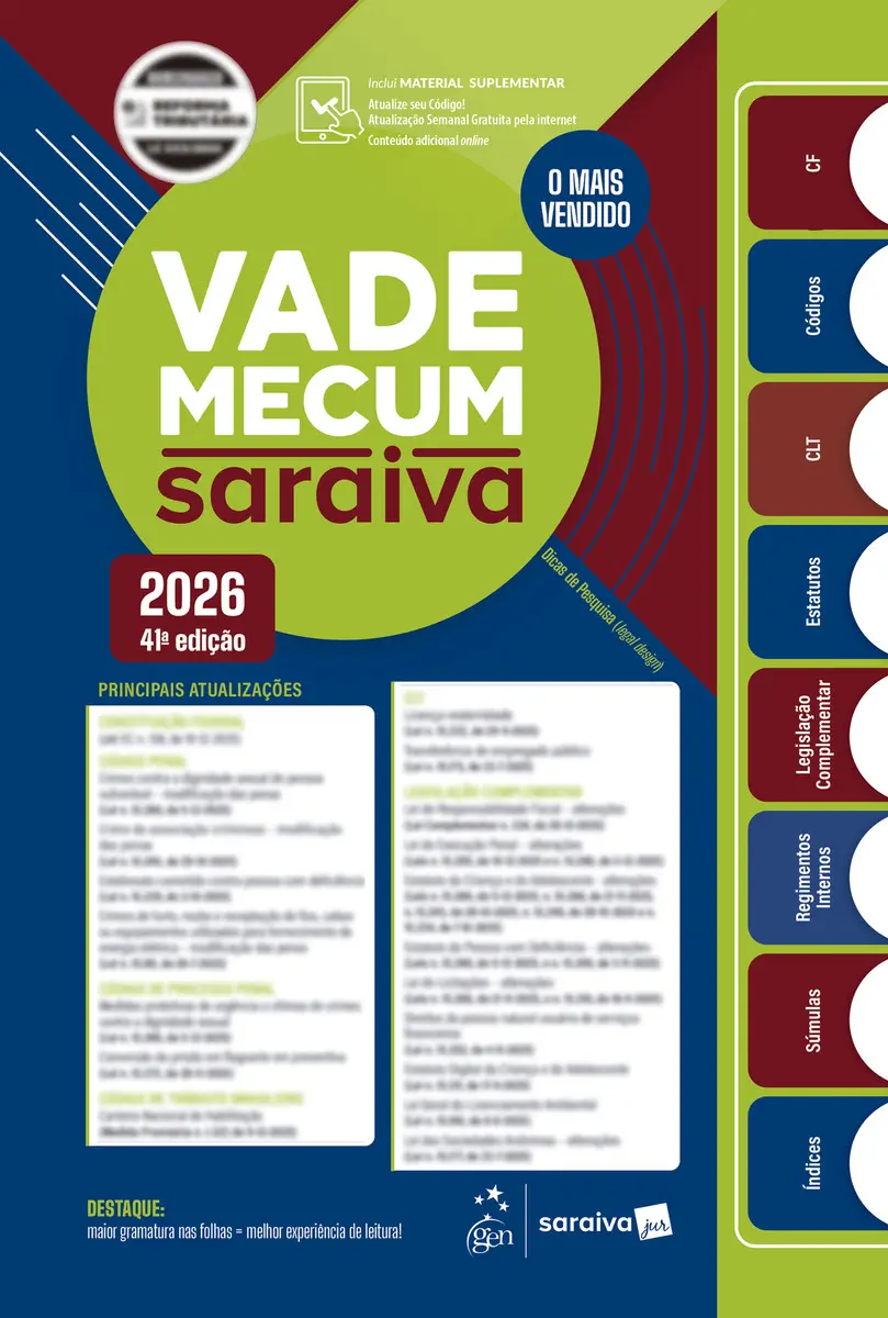 Vade Mecum Saraiva Tradicional - 41ª Edição 2026