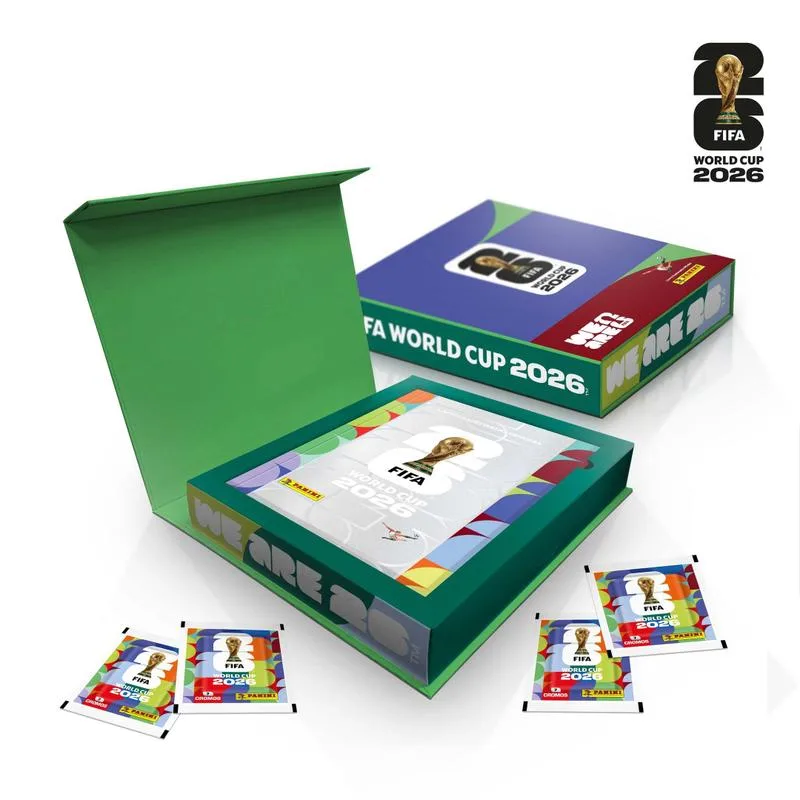 Álbum de Figurinhas Capa Dura Prata Copa do Mundo FIFA 2026 EUA Panini