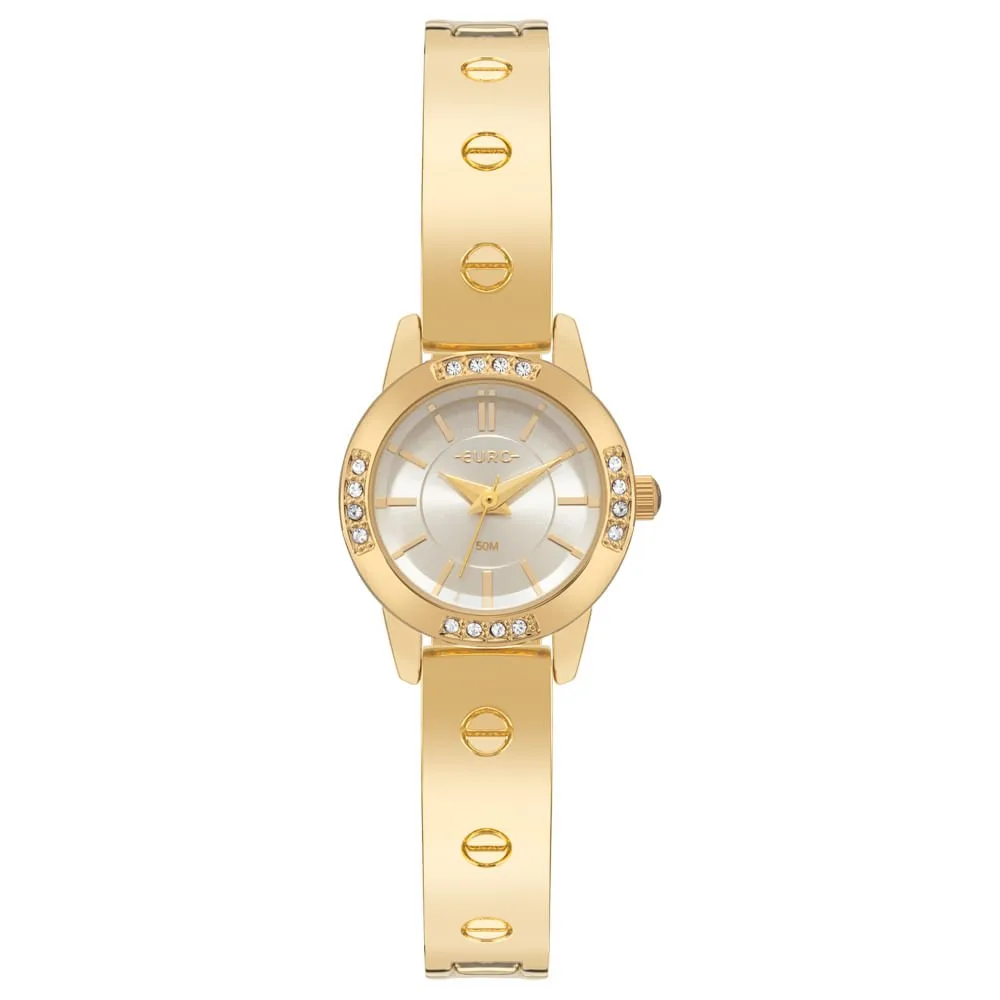 Relógio Euro Feminino Bangle Lux Dourado - EU2035ZBI/5C