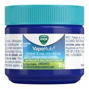 Descongestionante Vick VapoRub 50g - Drogaria Sao Paulo
