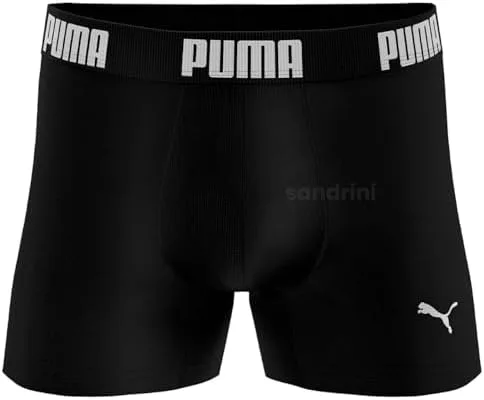 PUMA Kit 5 Cuecas Boxer Puma Sem Costura Confortável Esporte Masculino