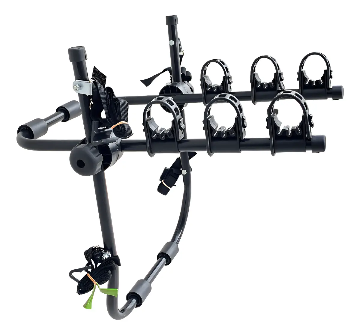 Suporte Transbike P/ 3 Bikes Apoio Fixo Sedan Hatch Suv True Cor Preto