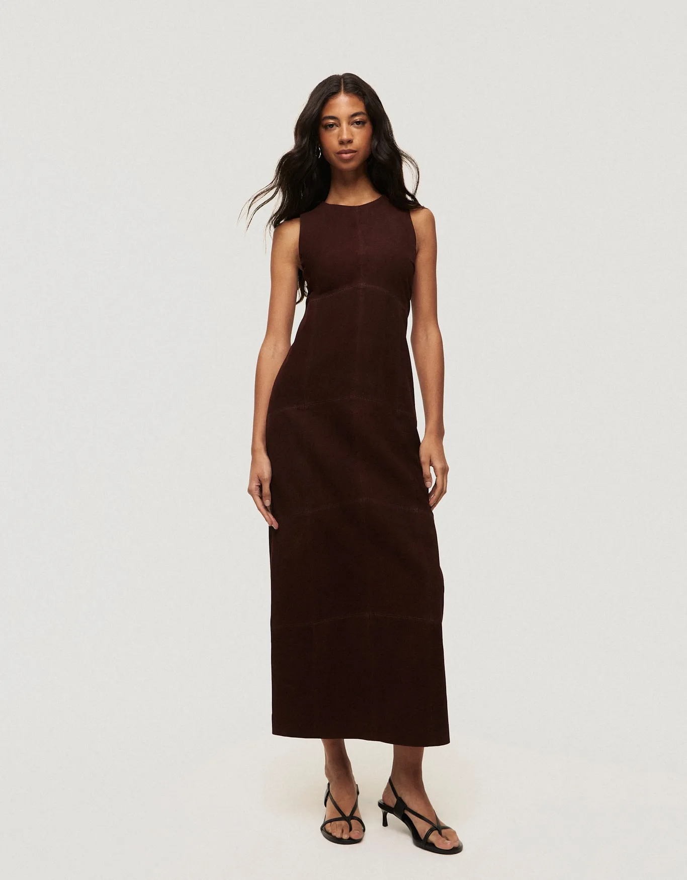Vestido Couro Chamois