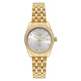 Relógio Feminino Technos Automático NH06AG/1K Prata|Dourado