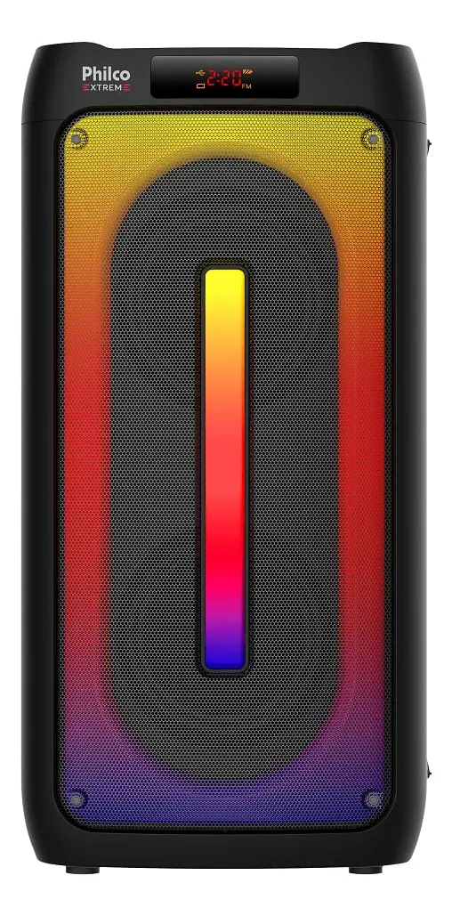 Caixa Acústica Philco Bluetooth Preta Pcx4500 Bivolt