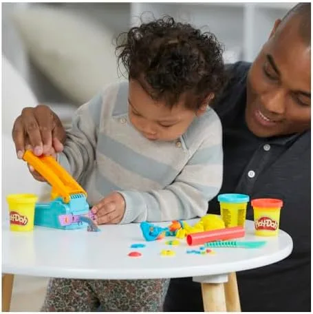 Play-Doh, Massinha de Modelar Infantil, Kit Inicial Fábrica Divertida - Conjunto de Brinquedo com Acessórios e 3 Potes - A partir de 3 Anos