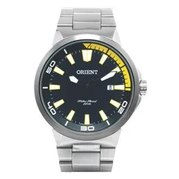 Relógio Masculino Orient Quartz MBSS1197A PYSX Preto|Amarelo|Prata