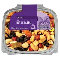 Mix de Nuts e Passas Qualitá Pote 100g