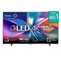 Smart TV 55 4K UHD QLED 55Q6QV HDR10 Dolby Atmos Vidaa U9 Hisense
