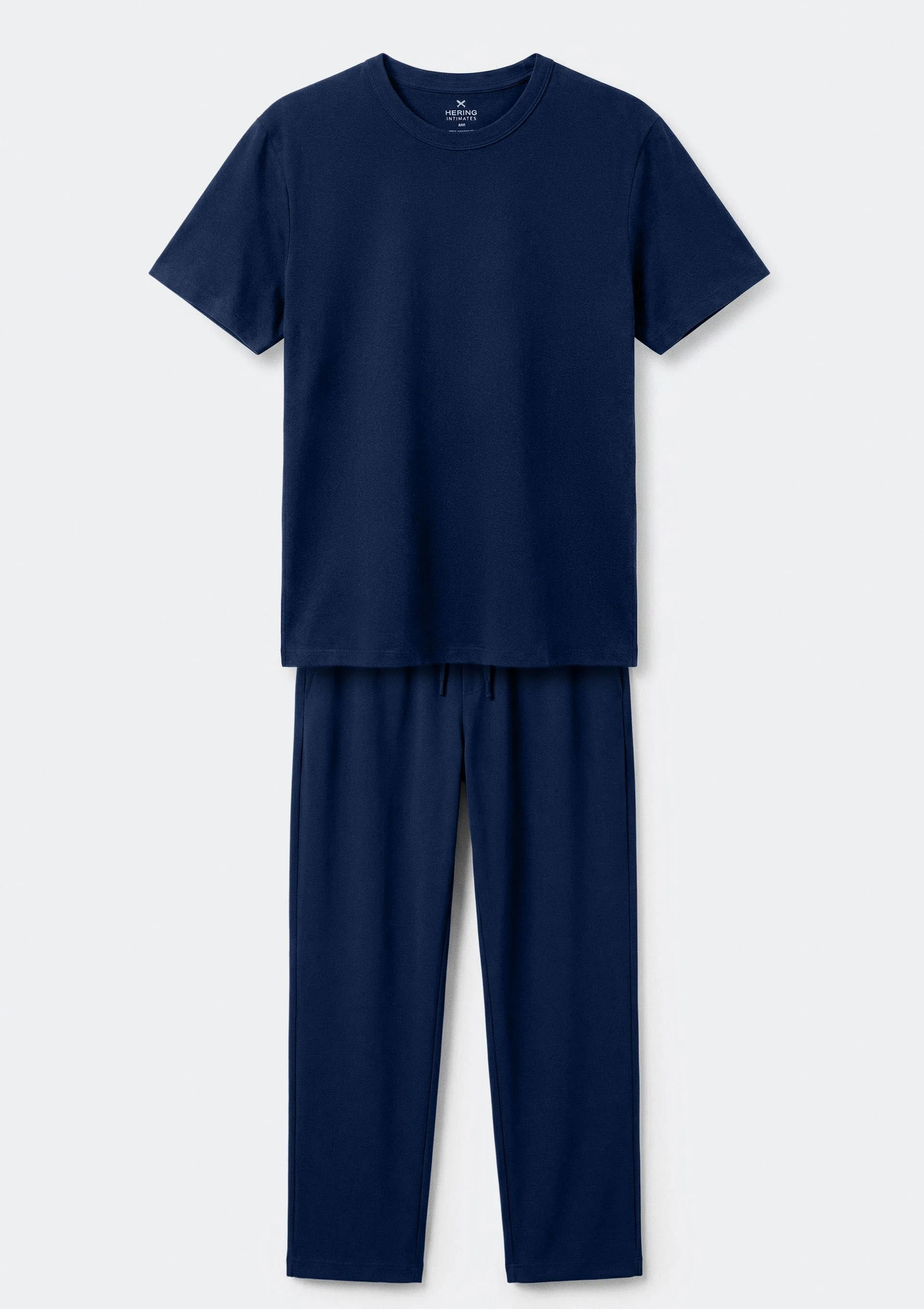 Pijama Longo Masculino Super Cotton - Azul