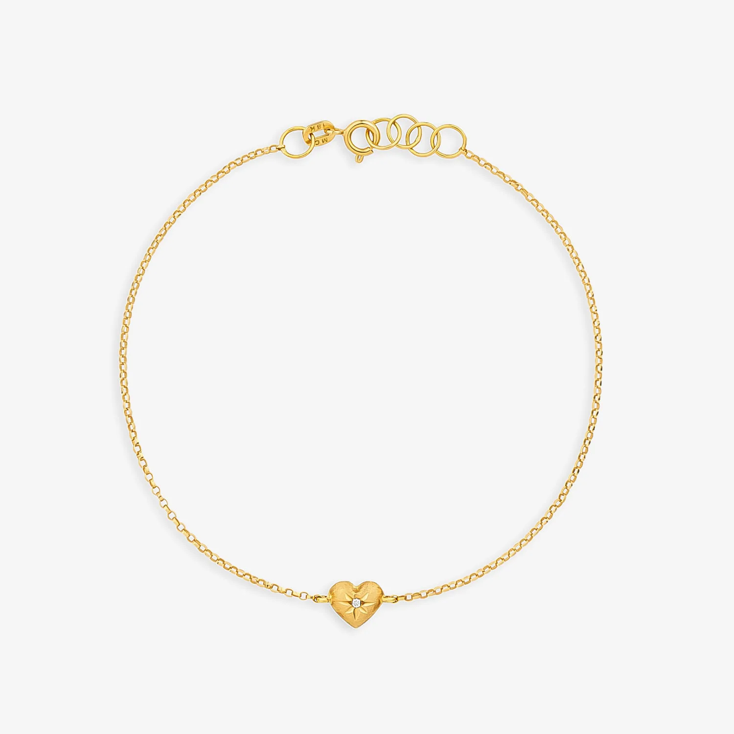 Pulseira em Ouro Amarelo 18.00(CM)