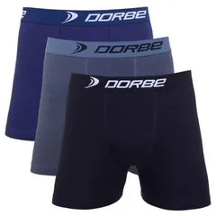 Kit 3 Cuecas Boxer Algodão