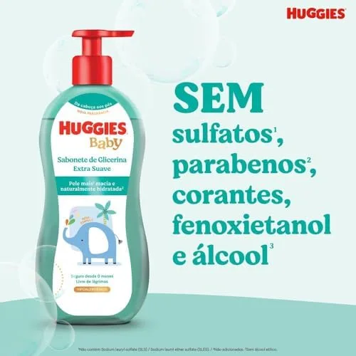 Sabonete Líquido Huggies Extra Suave - 200ml
