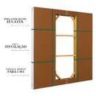 Porta Sacada De Aluminio Preto 4 Folhas Linha 25 Com Fechadura 2,10x1,80