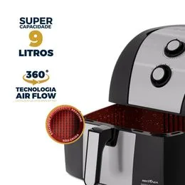 Air Fryer Britânia 9L Antiaderente Redstone 2000W BAF90A - Outlet