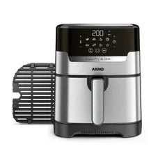 Fritadeira Air Fryer Arno Air Plus Expert & Grill Digital 4,2L Inox UFE2