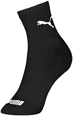 Kit 3X Pares Meia Cano Médio Atoalhada Ref 4530 Tamanho 39 a 43 - Puma (3X Preto)