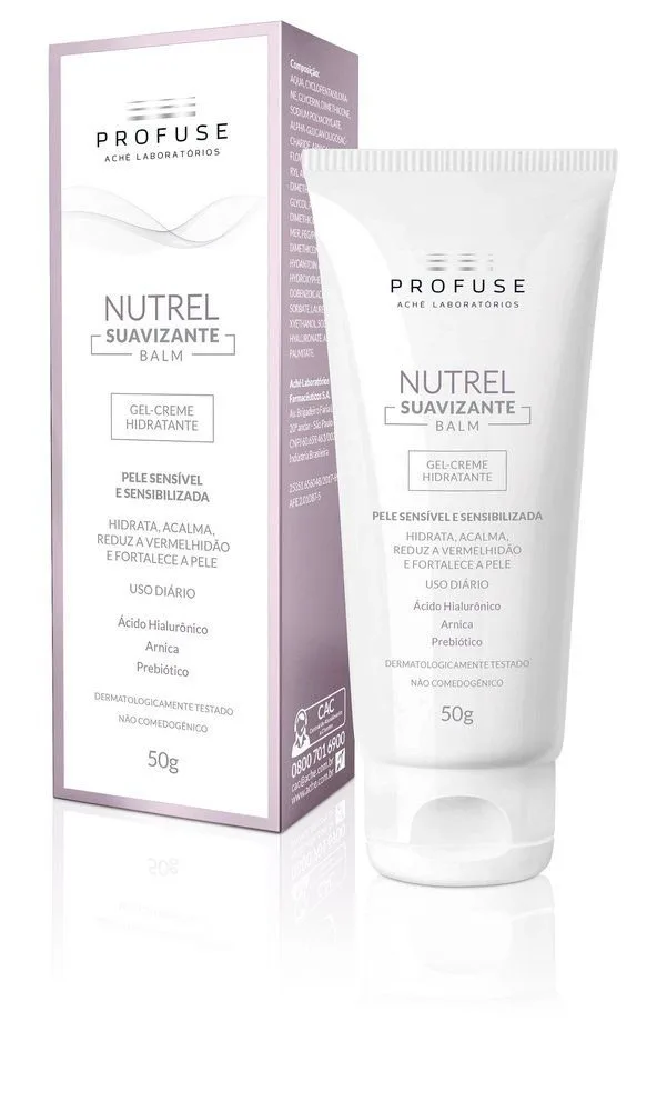 Gel-Creme Facial Nutrel Suavizante Balm Profuse Pele Sensível - 50g - Drogasmil | Farmácia online 24h