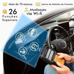 Scanner Leitor de Códigos de Falhas Auto Oil Reset EPB com 26 Funções FOXWELL-NT680PLUS