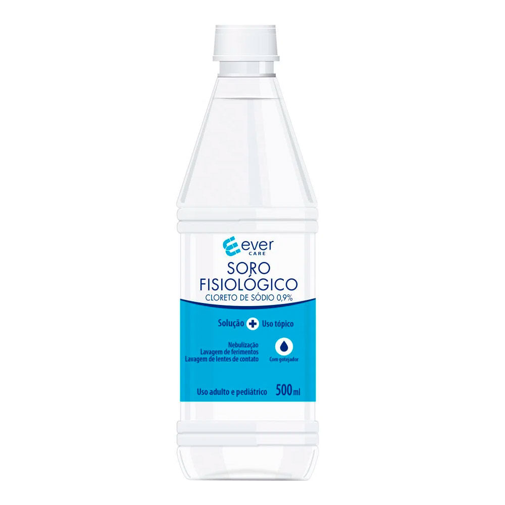 Soro Fisiológico Ever Care 500ml - Drogarias Pacheco
