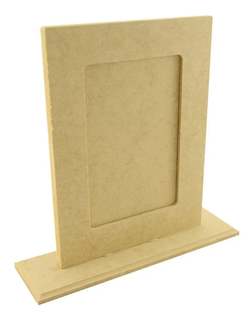 Porta Retrato Liso Foto 10x15 Vertical Router Mdf Madeira