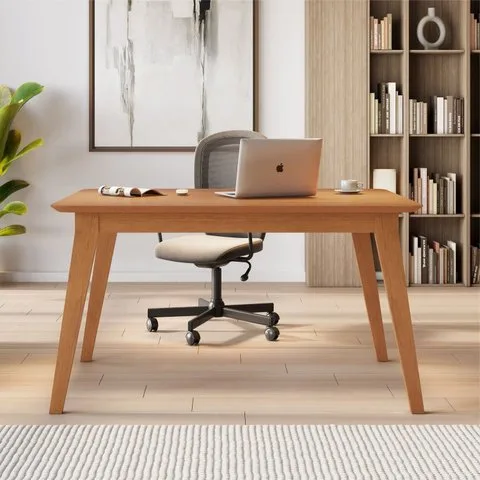 Escrivaninha Mesa de Escritório Elegance 80cm Madeira Maciça Cinamomo