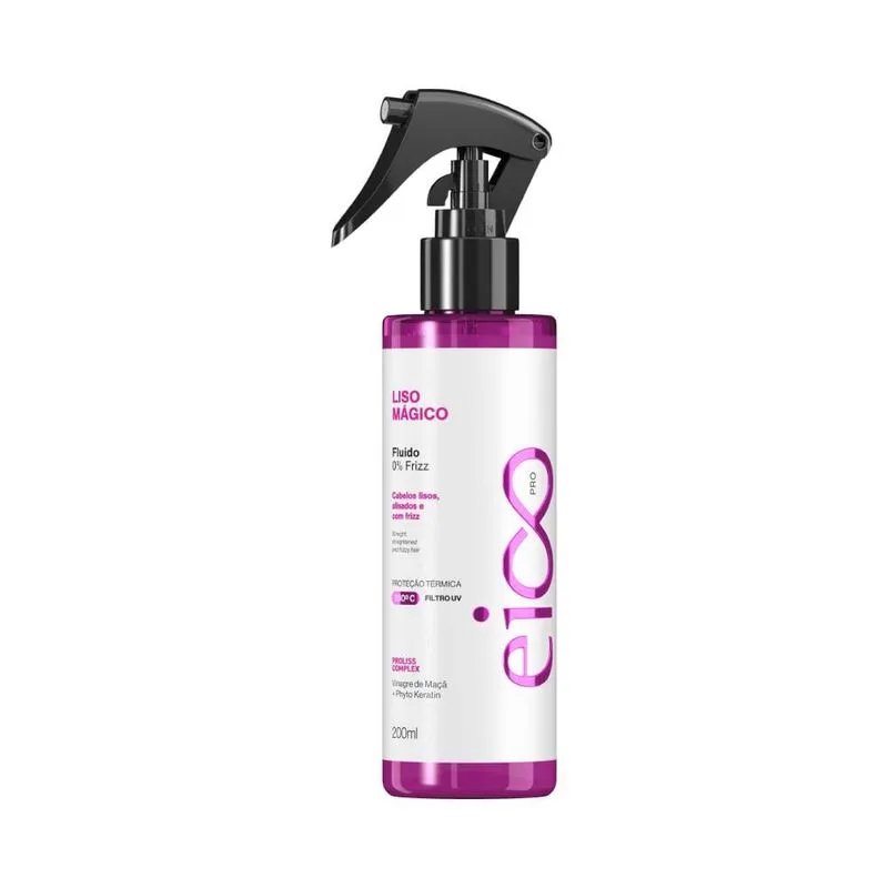 Fluido 0% Frizz Eico Professional Liso Mágico 200ml