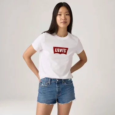 Camiseta Levi's® Graphic Favorite Branca Manga Curta