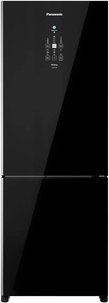 Refrigerador Bottom Freezer Inverter Panasonic de 02 Portas Frost Free com 511 Litros Black Glass - NR-BB71GV7B