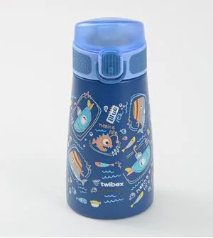 Garrafa Térmica Inox Parede Dupla Mar 3D 350ml Twibex