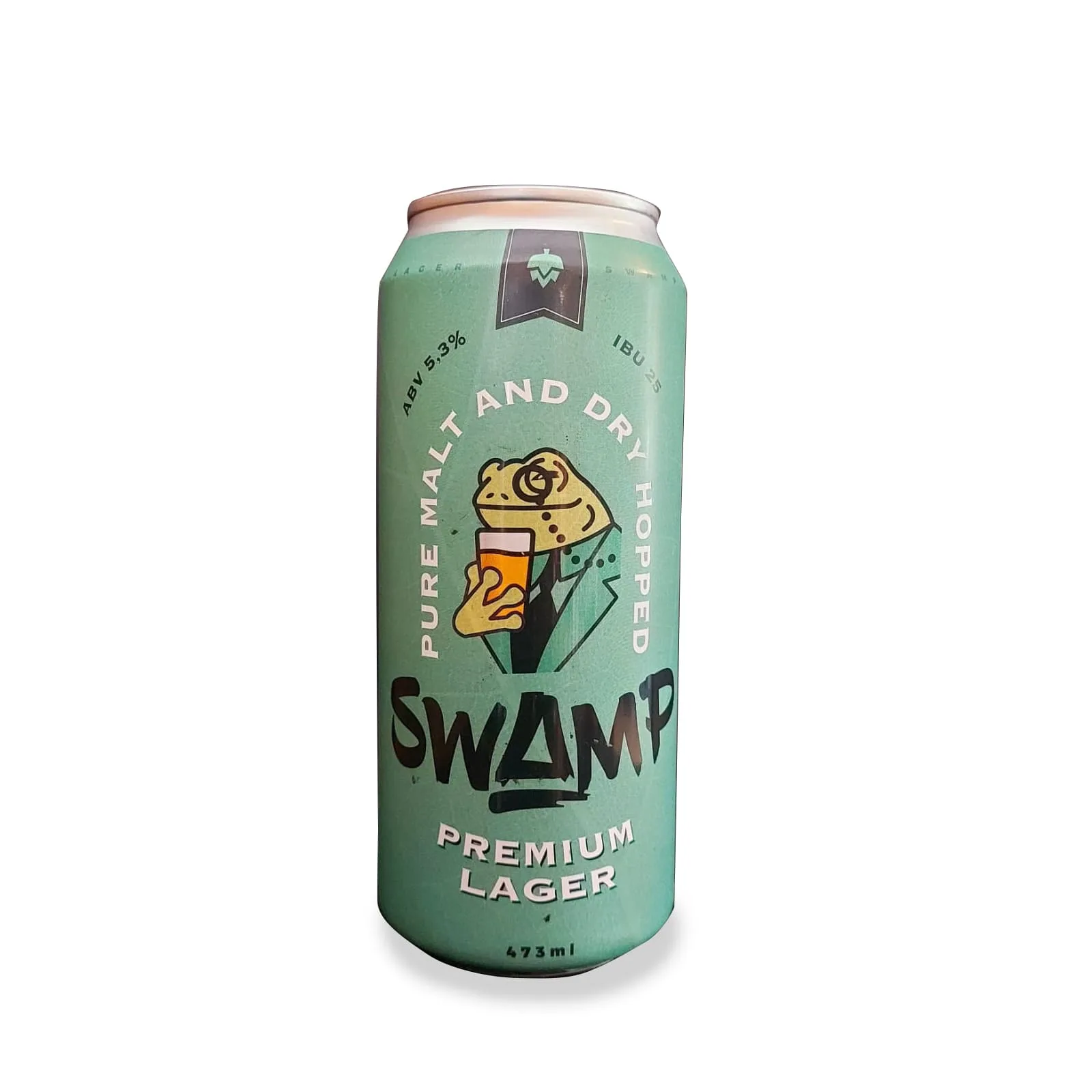 Cerveja Swamp Premium Lager lata 473 ml