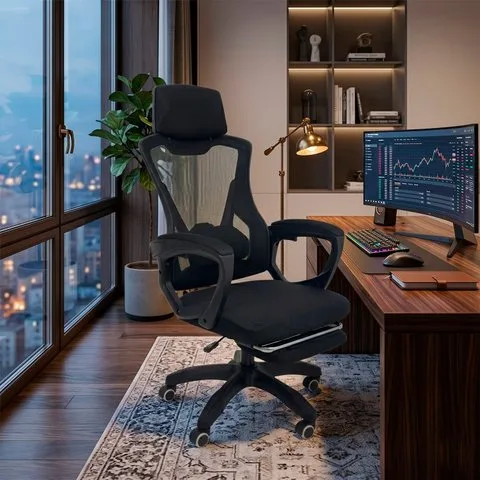 Cadeira de Escritório Presidente Executiva Oficial Supreme - Preto - 1