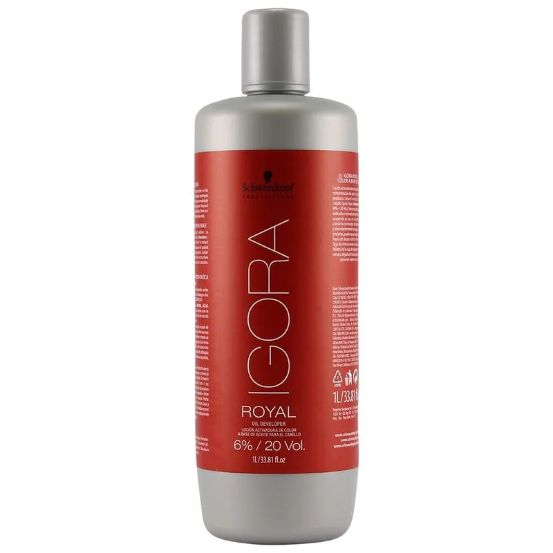 Oxigenada Igora Royal 6% 20 Volumes 1000ml