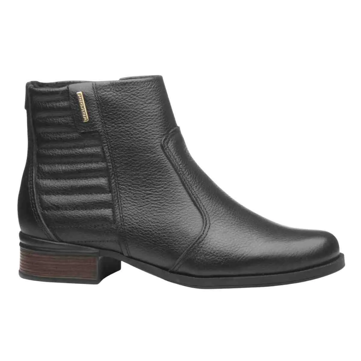 Bota Feminina Cano Baixo Diana Pegada Preta