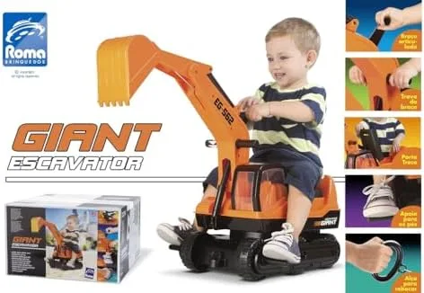 Trator Giant Escavator Até 50Kg, Roma, Multicor