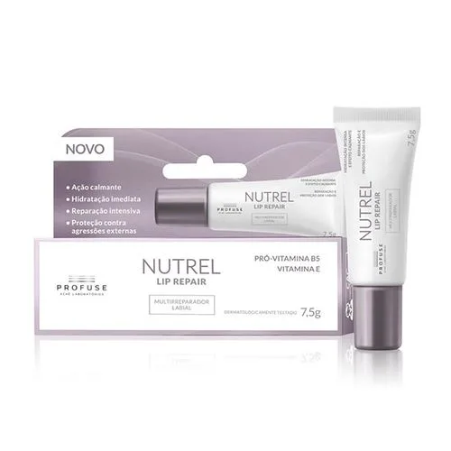 Balm Labial Hidratante Nutrel Lip Repair Translúcido 7,5 g Profuse