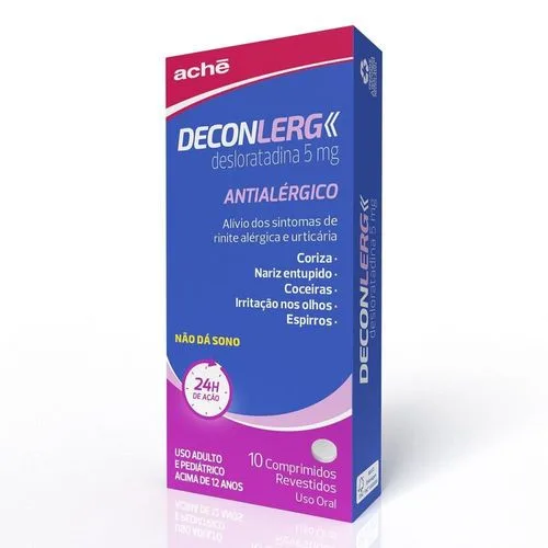 Deconlerg 5mg Biosintetica RX Labofarma 10 comprimidos revestidos