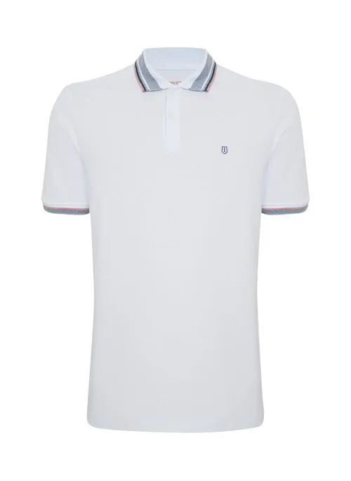 Polo Slim Fit Gola Friso Masculina Individual