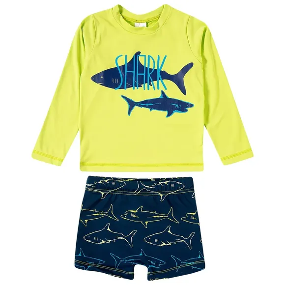 Conjunto Kids Milkshake Elastano Proteção Uv 50 Tip Top