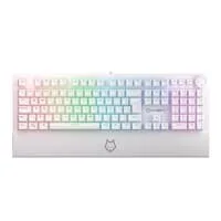 Teclado Mecânico Gamer Husky Anchorage Full Size, RGB, Switch Gateron EF Brown, ABNT2, Branco - HTG200BRMA