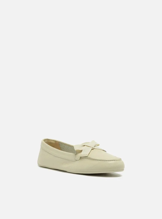 Mocassim Off-White Francesca