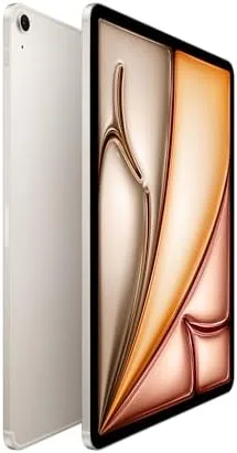 Apple 2025 iPad Air de 13 polegadas (Wi-Fi + Cellular, 128 GB) - Luz das estrelas (M3)
