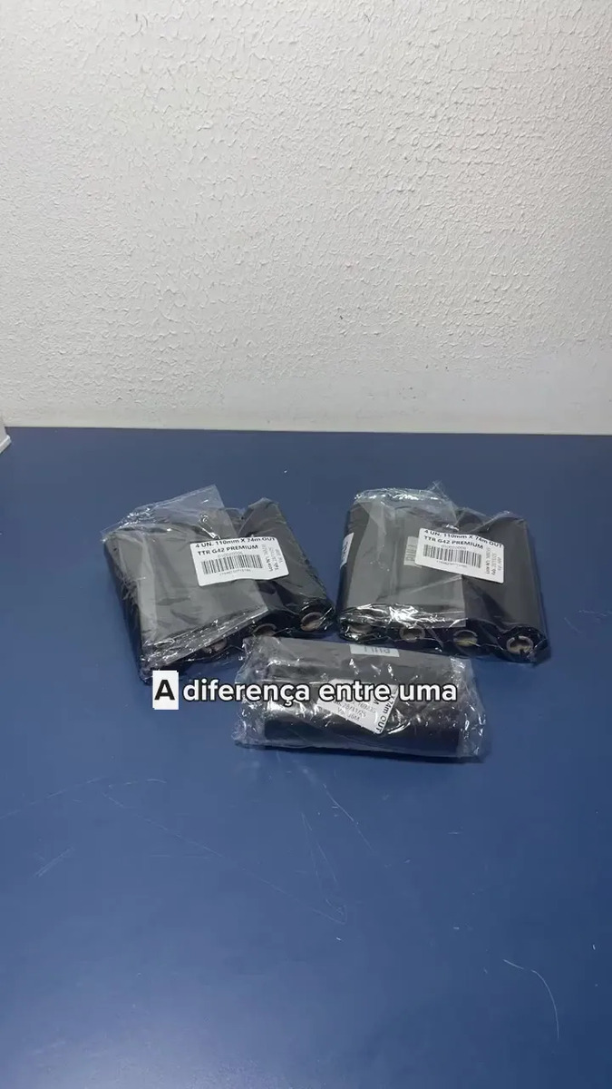 Ribbon Para Argox Os214plus/elgin L42 Ribbon Cera 110x74