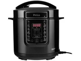 Panela Elétrica de Pressão Philco PPP01P - 6 Litros, Painel Digital, com 13 Funções, Preto