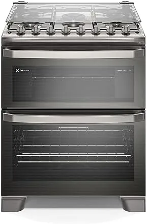 Fogão Electrolux 5 Bocas Experience com PerfectCook360 Prata FE5DC